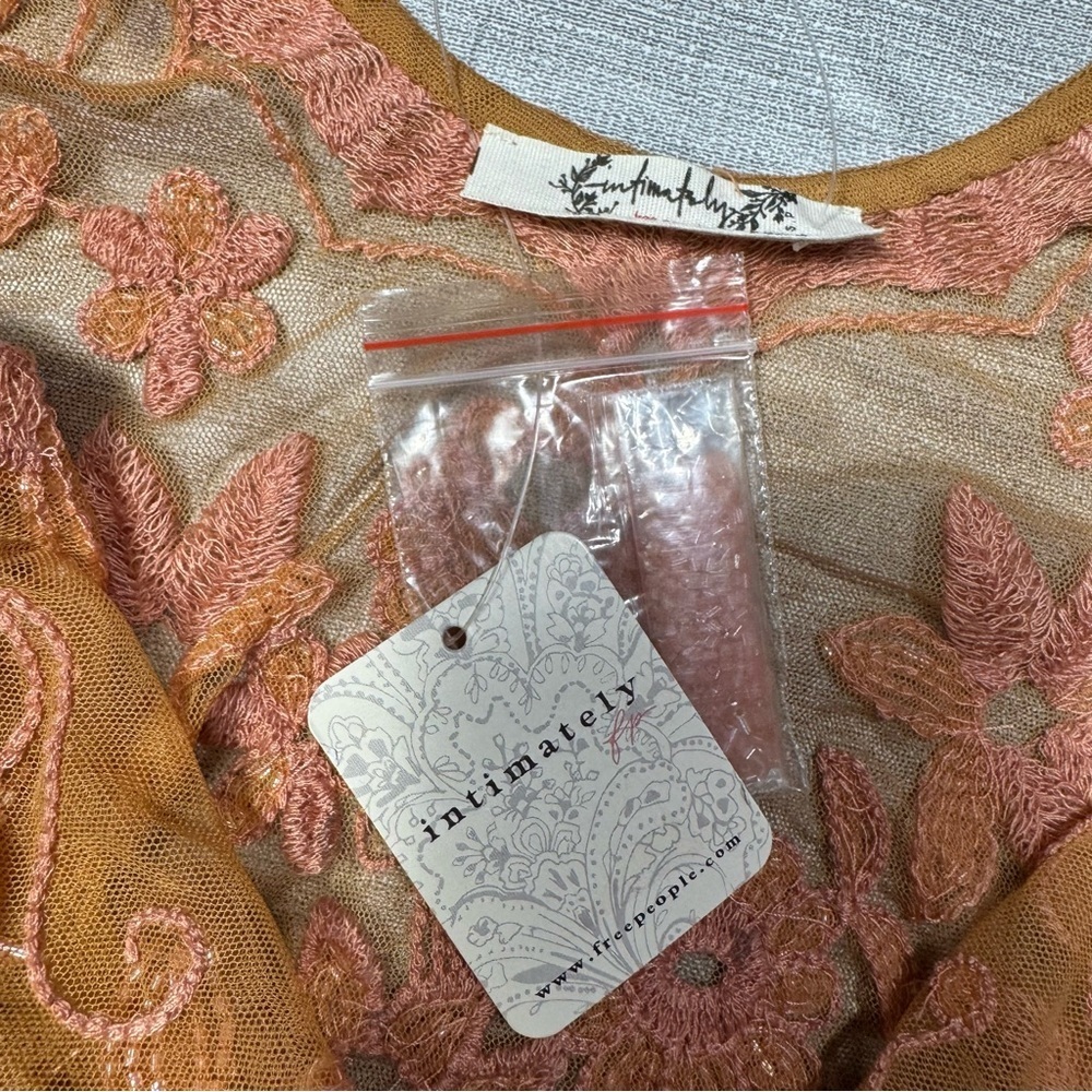 NWT New $168 Free People Bali Sugar Coated Sunbaked Combo Slip Size S - Picture 9 of 13